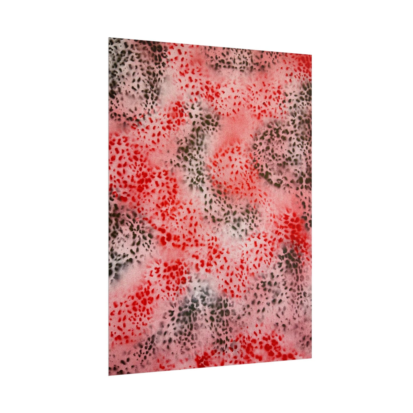 "red cheetah" airbrush rolled print