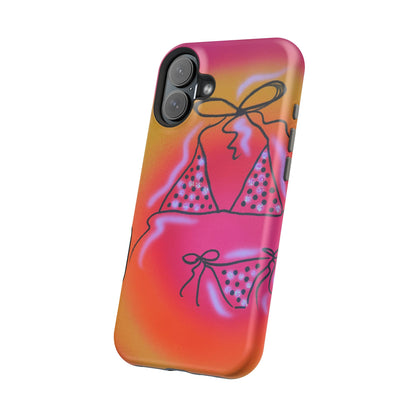 MagSafe "glitter bikini" airbrush iPhone case