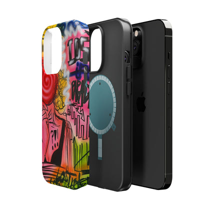MagSafe „Lost in Paradise“ Airbrush-iPhone-Hülle
