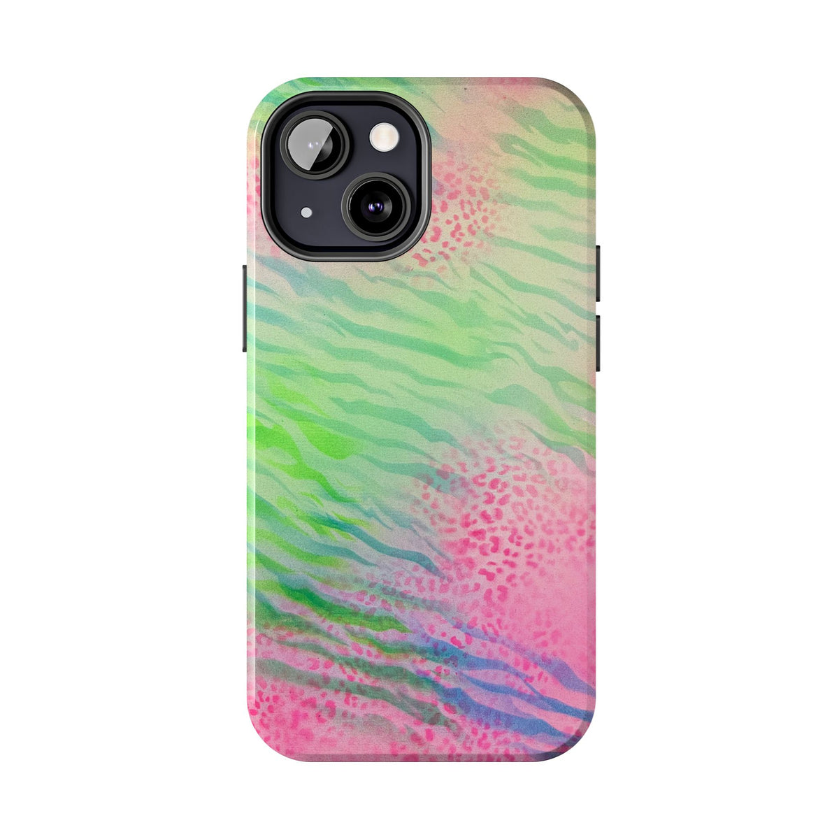 "teal cheetah" airbrush iPhone case