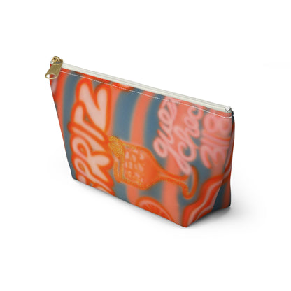 "aperol spritz pt. 2" airbrush makeup pouch