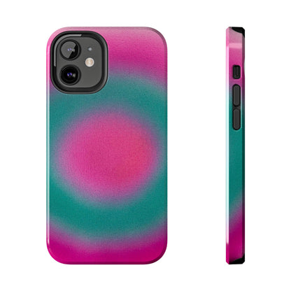 "watermelon swirl" aura airbrush iPhone case