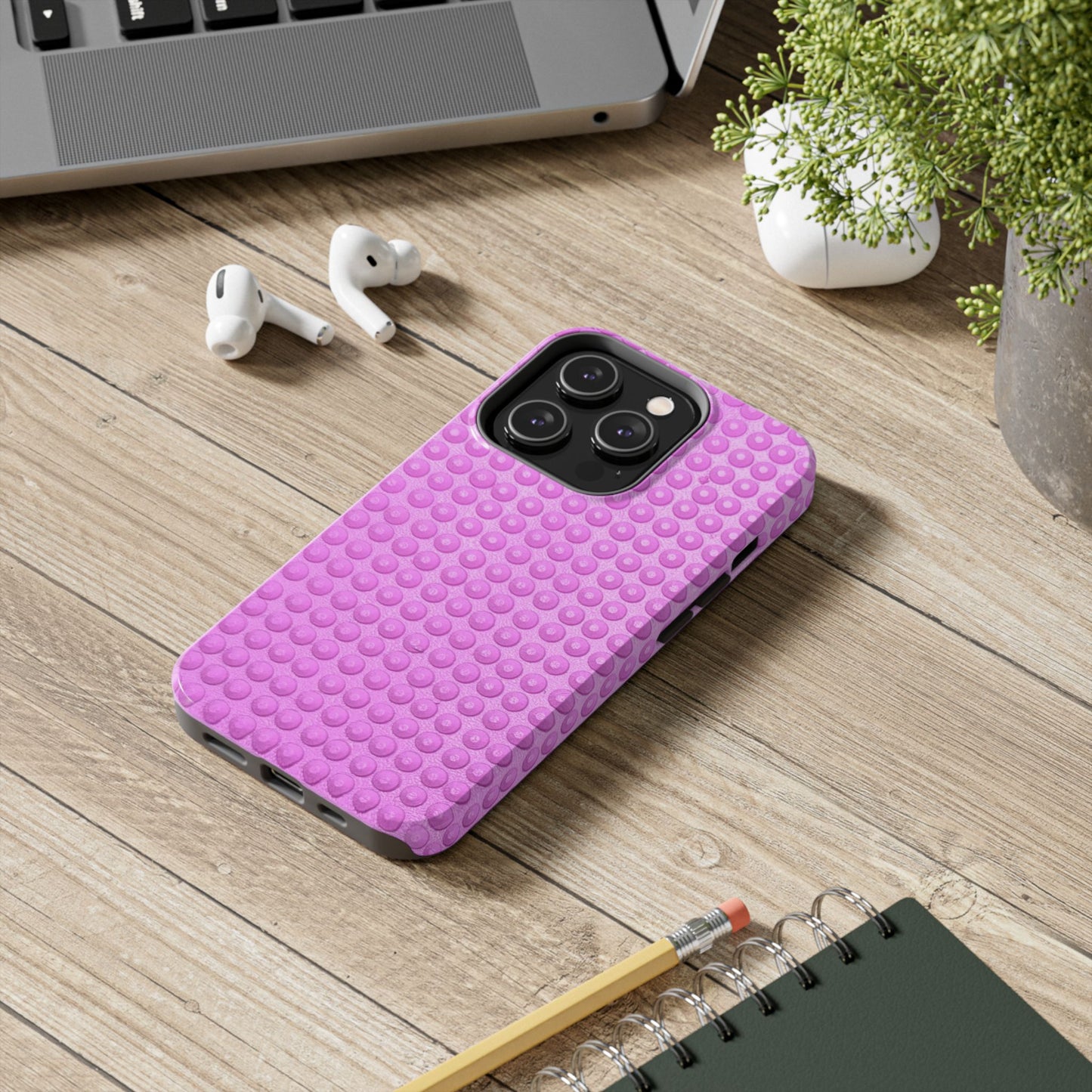 "pink studs" airbrush iPhone case