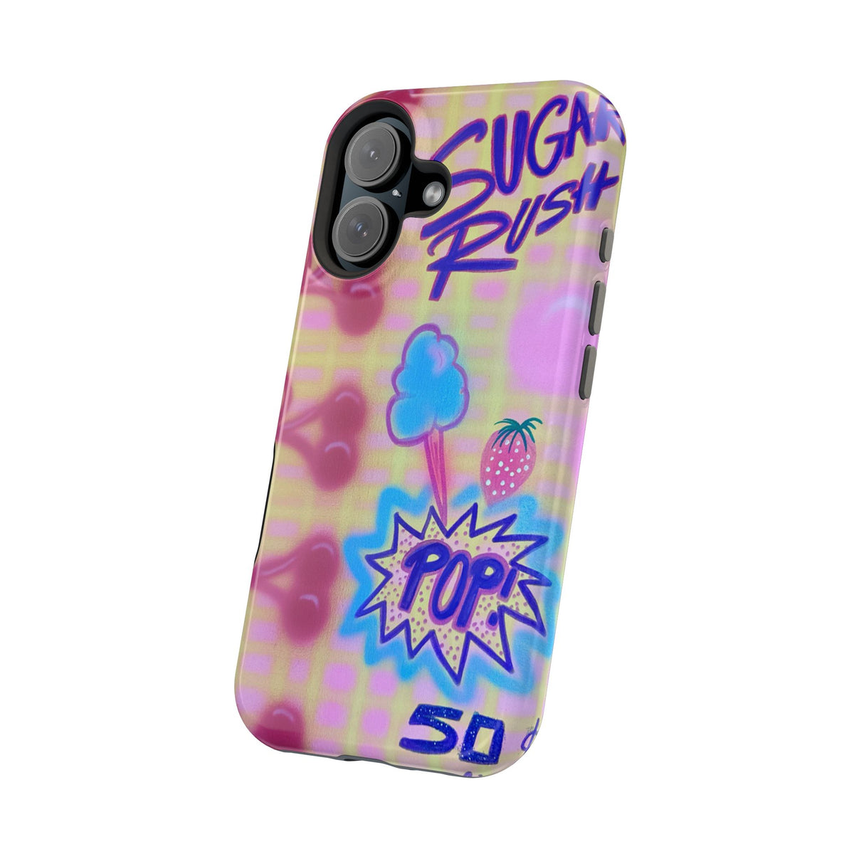 MagSafe "sugar rush" airbrush iPhone case