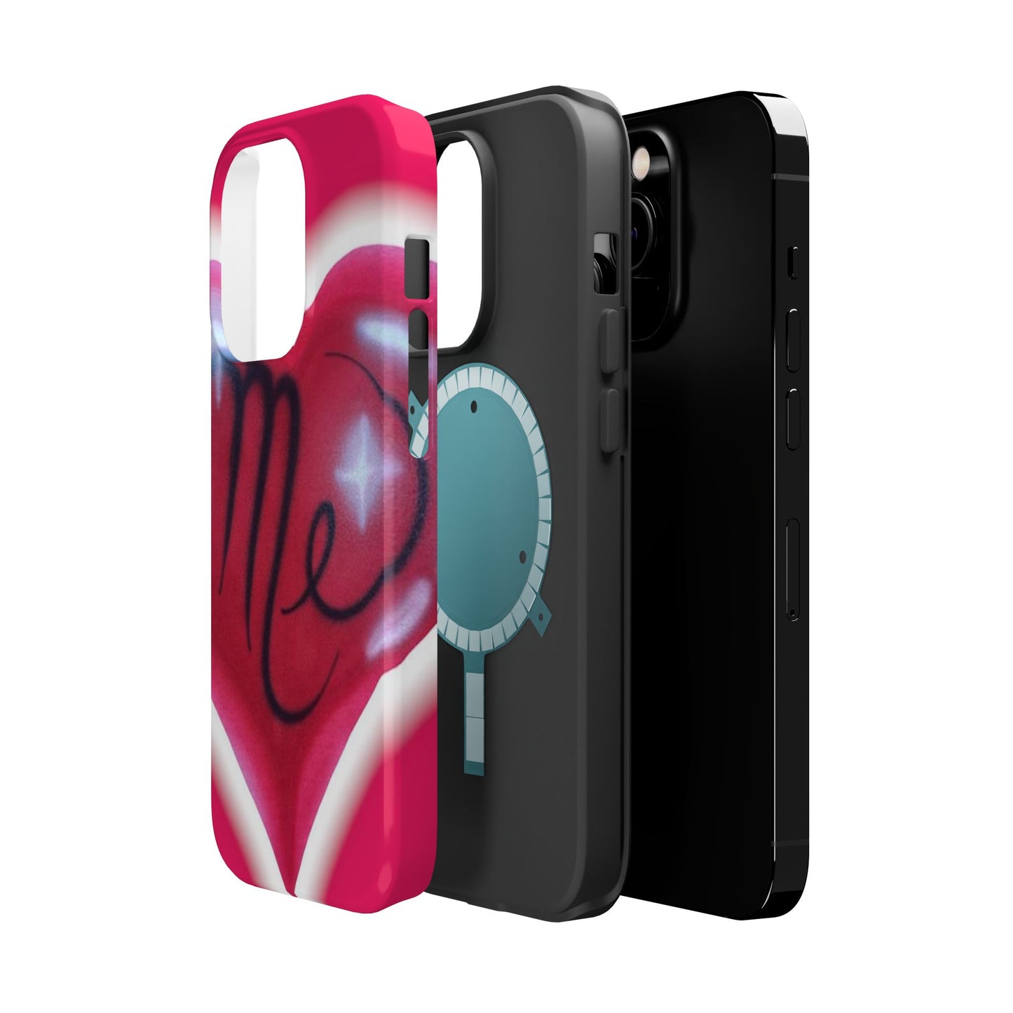 MagSafe "i <3 me" Airbrush iPhone Hülle