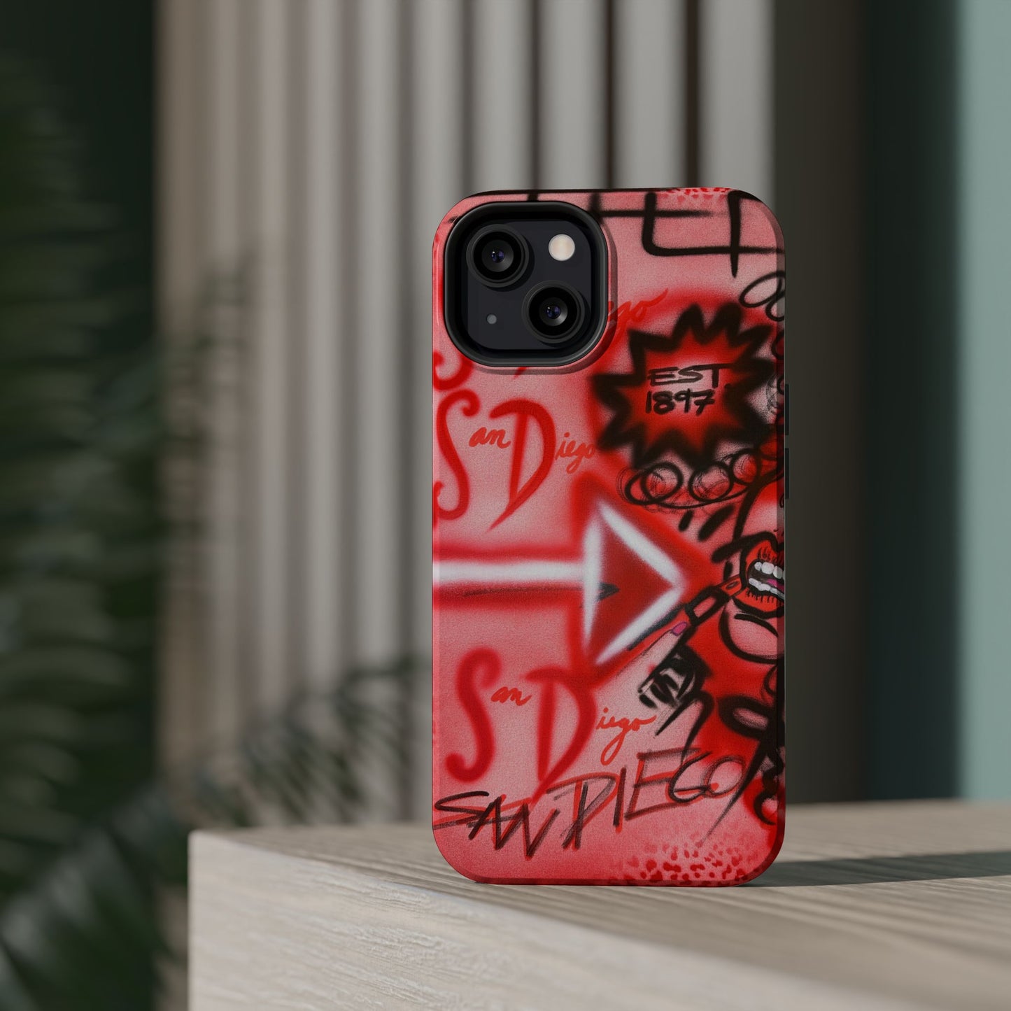MagSafe "San Diego" Airbrush iPhone-Hülle