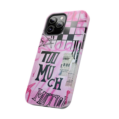"too much motion" airbrush iPhone case