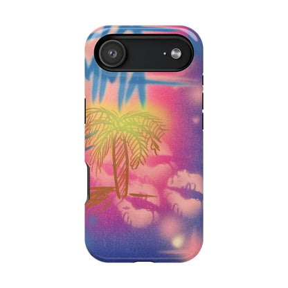 MagSafe "glowy night" airbrush iPhone case