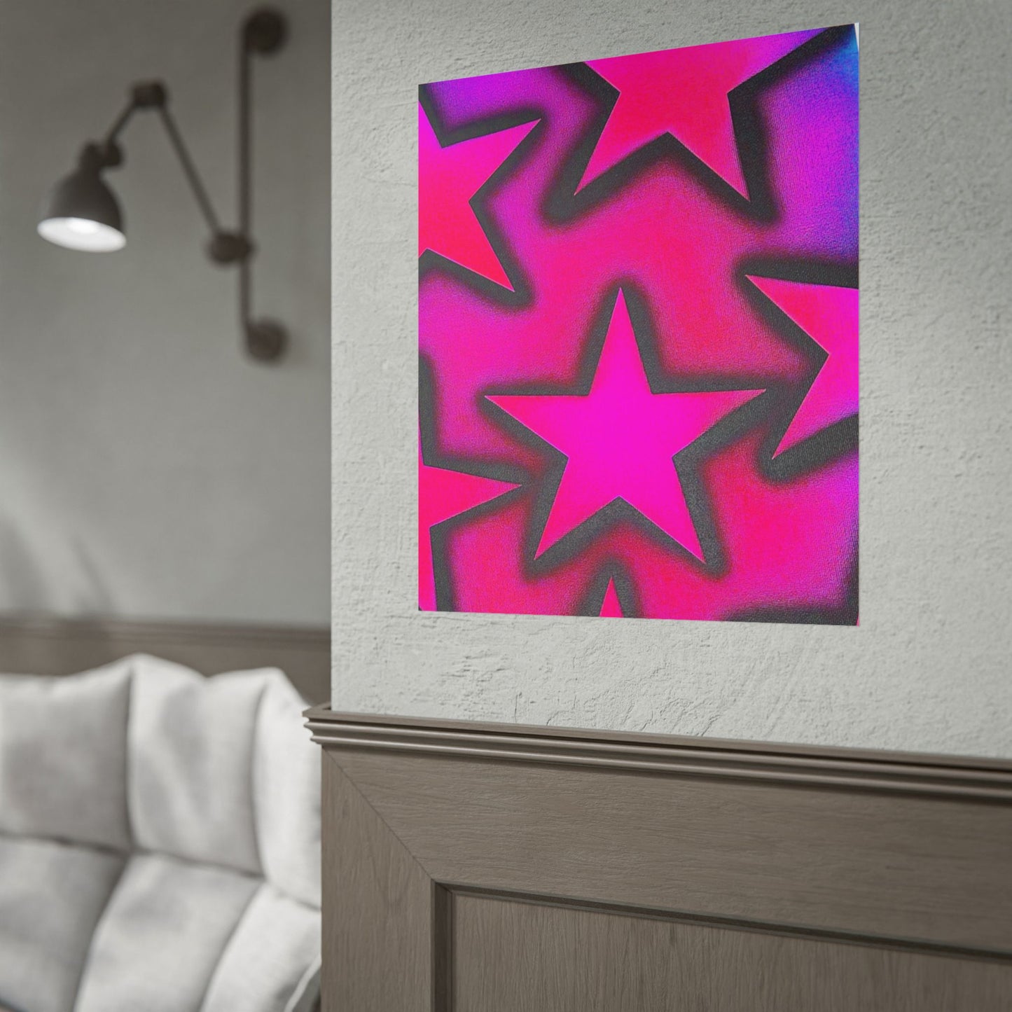 "UR A STAR! pt. 2" airbrush rolled print