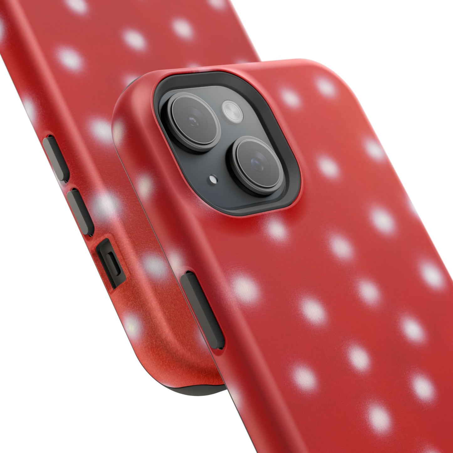 MagSafe "cherry crush polka dot" airbrush iPhone case