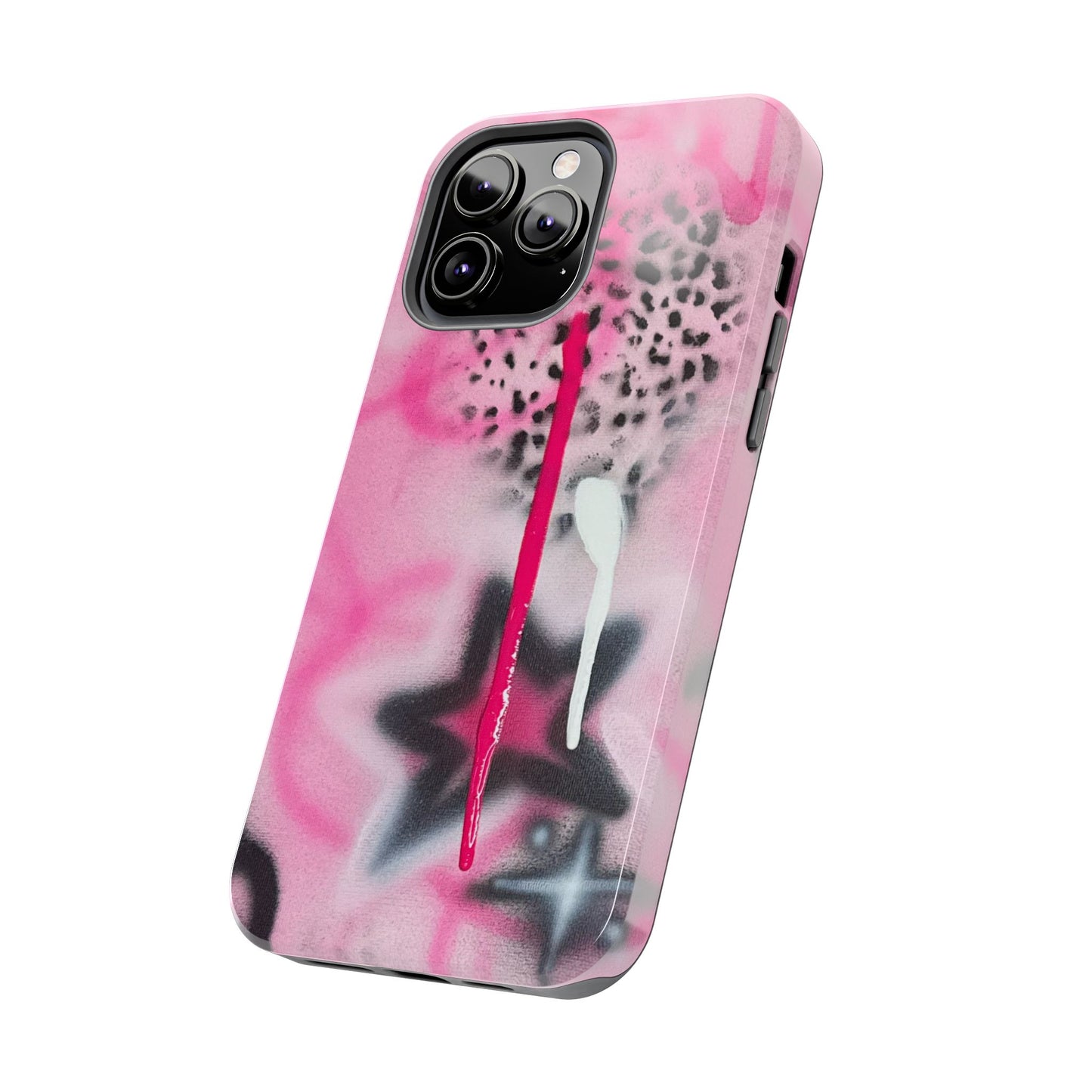 "pink cheetah" airbrush iPhone case