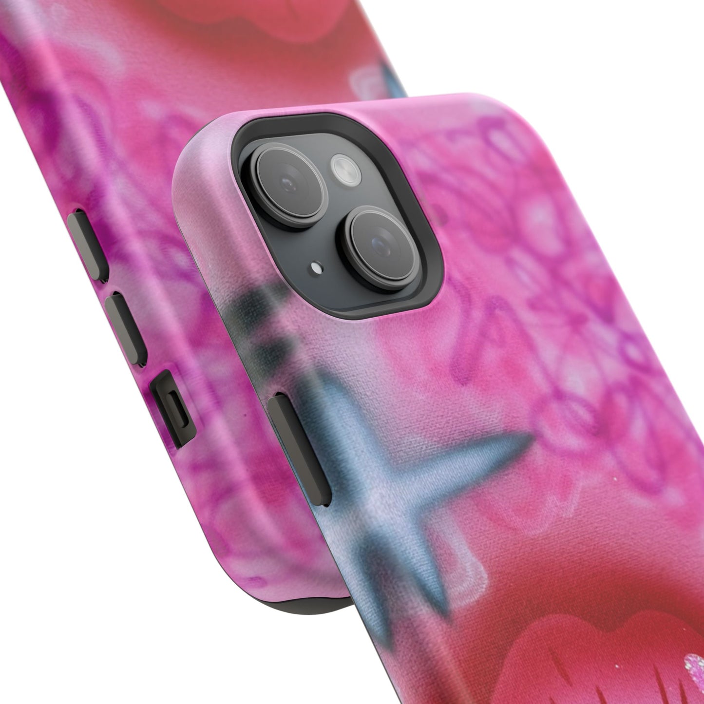 MagSafe limited edition "glitter aura" airbrush iPhone case