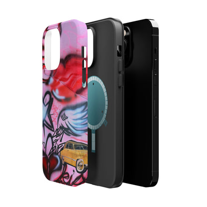 MagSafe "lust or love" airbrush iPhone case