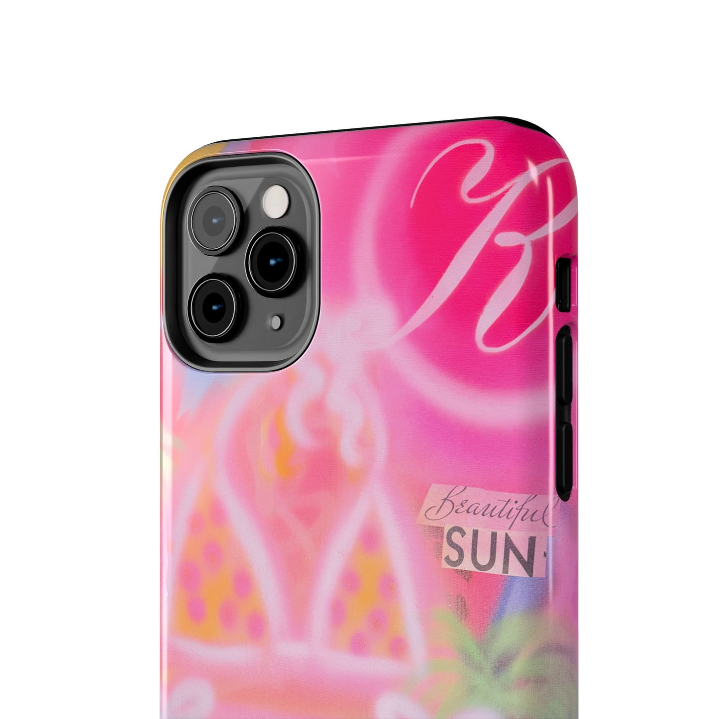 "santa monica strawberry" airbrush iPhone case