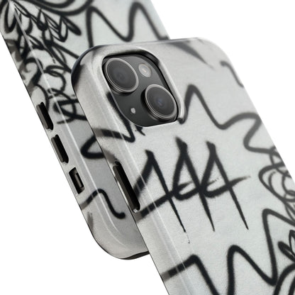 "444” airbrush iPhone case