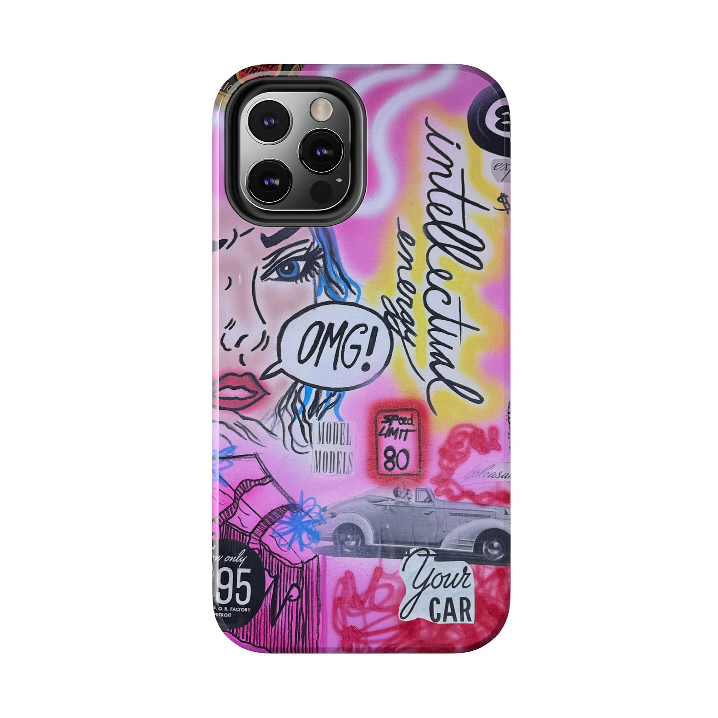 "intellectual energy" airbrush iPhone case