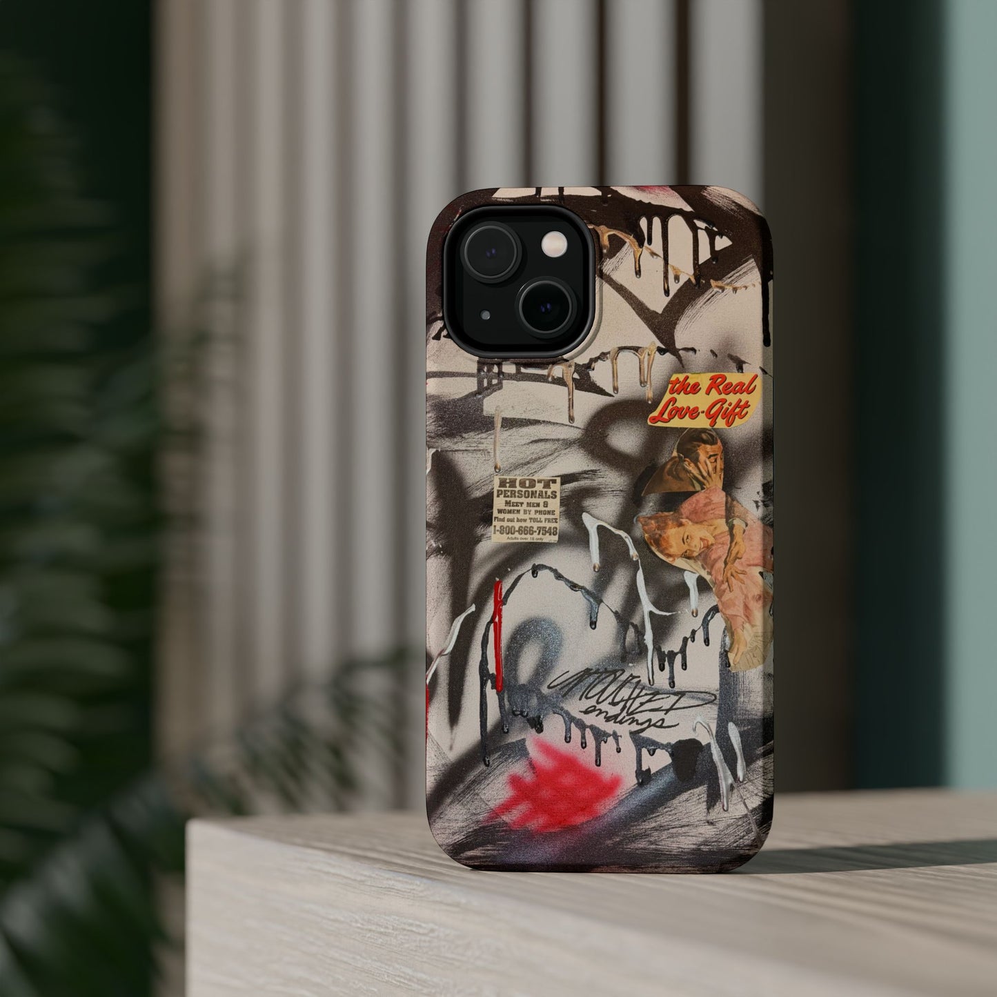 MagSafe "real love" airbrush iPhone case