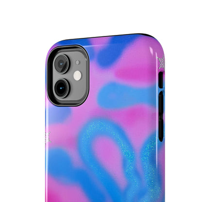 "blue camo" airbrush iPhone case