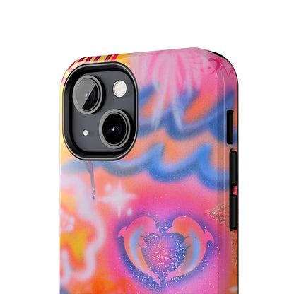 "mornings in malibu" airbrush iPhone case