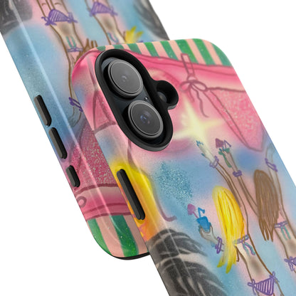 "kinis & tinis" airbrush iPhone case