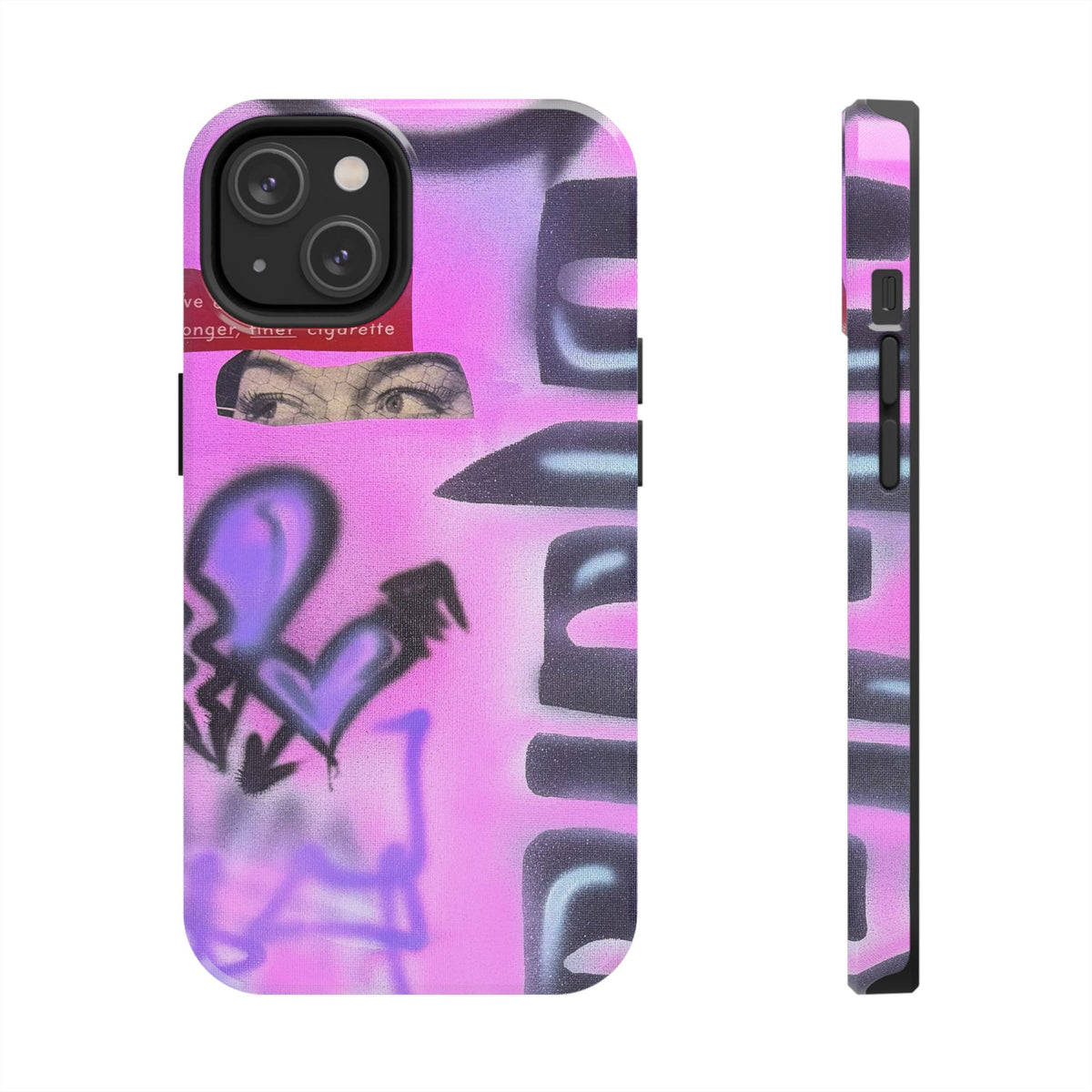 "Lila Prinzessin" Airbrush iPhone Hülle