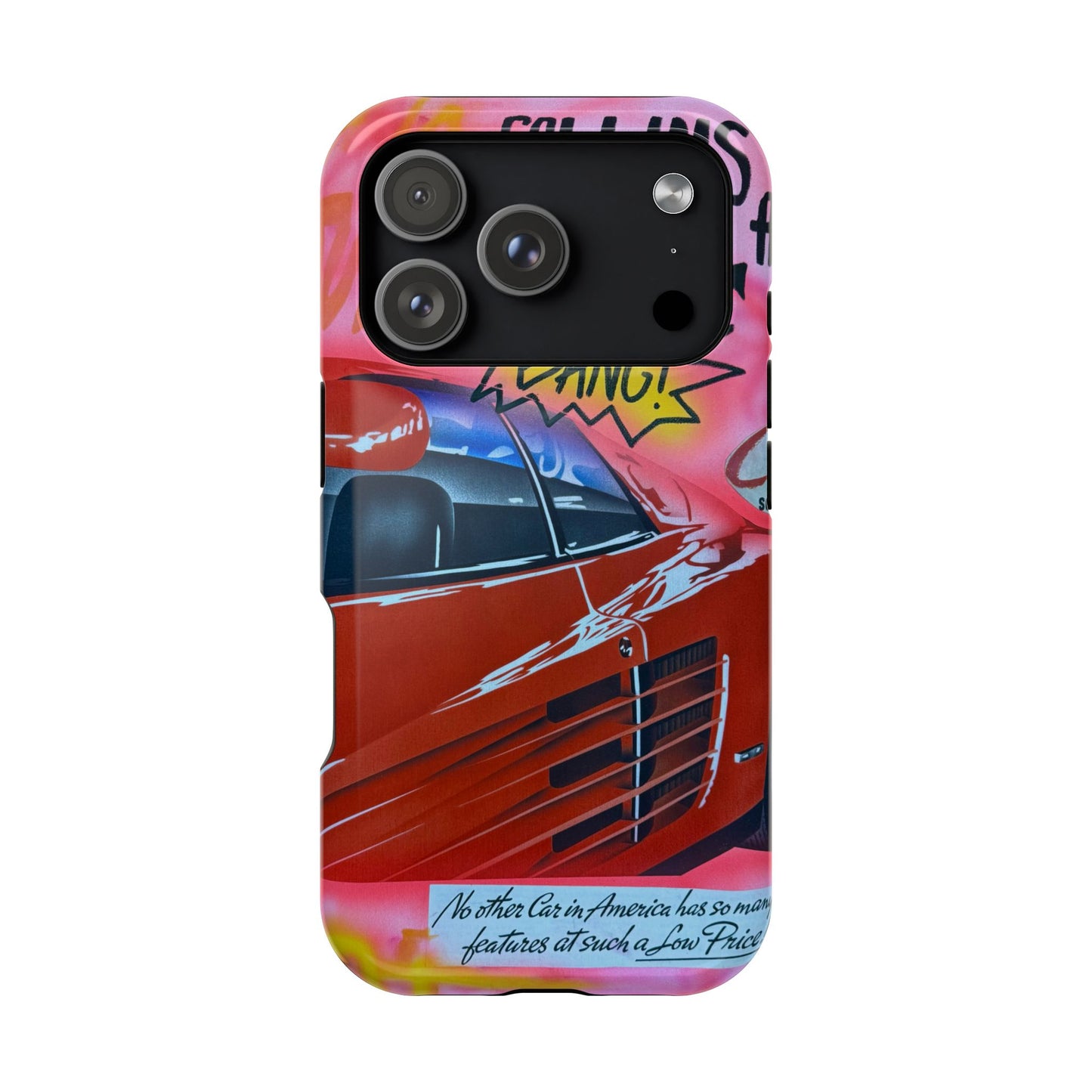 MagSafe "miami momentos" airbrush iPhone case