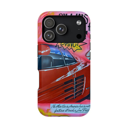 MagSafe "miami momentos" airbrush iPhone case