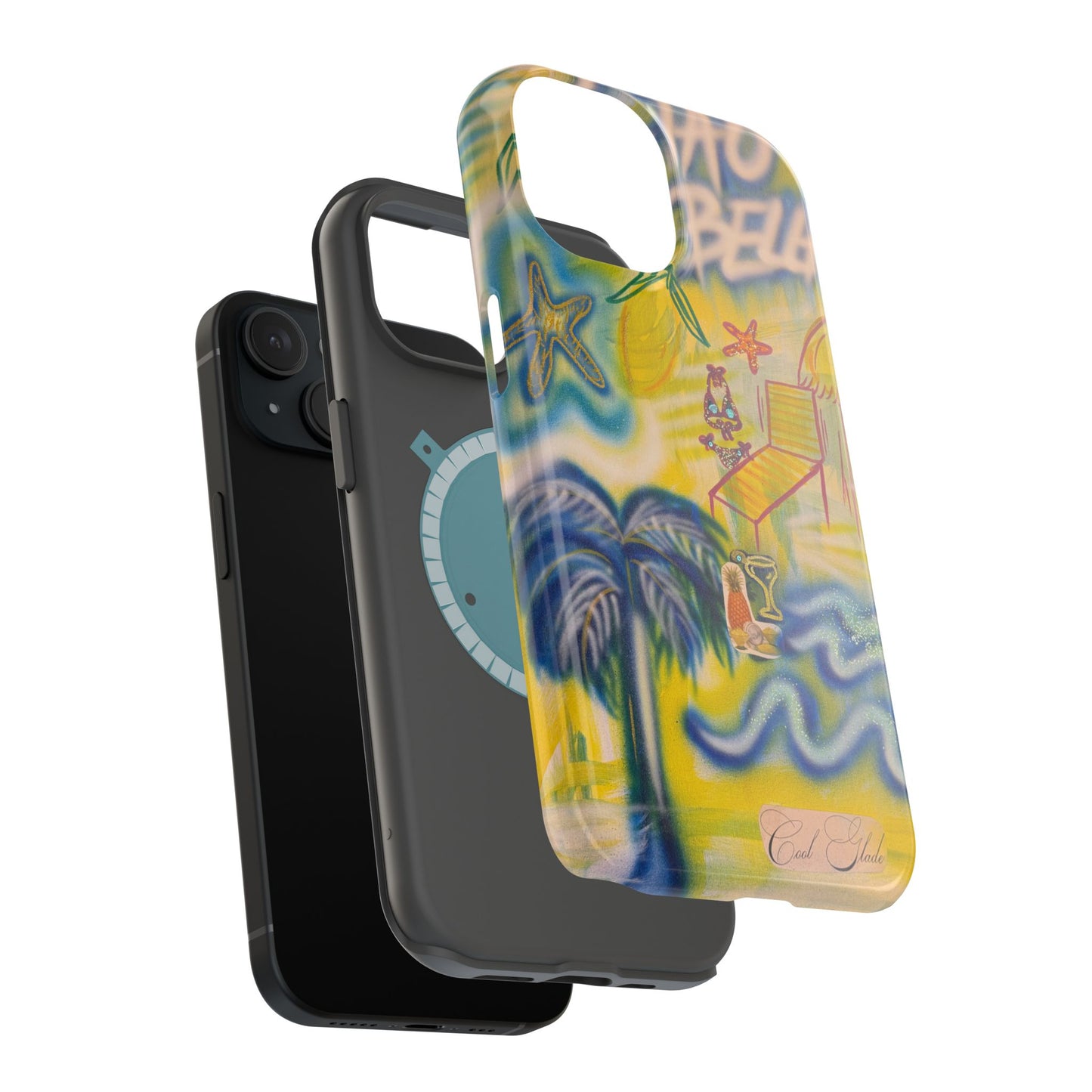 MagSafe "ciao bella" airbrush iPhone case