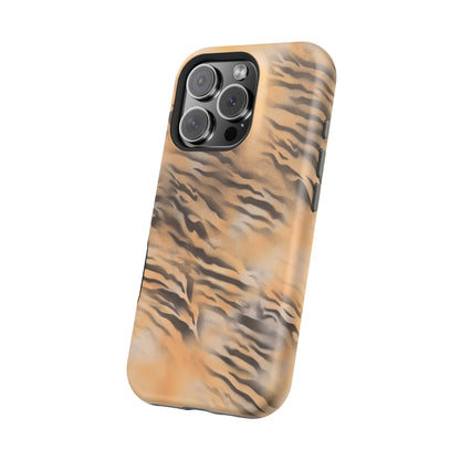 MagSafe "neutral tiger" airbrush iPhone case