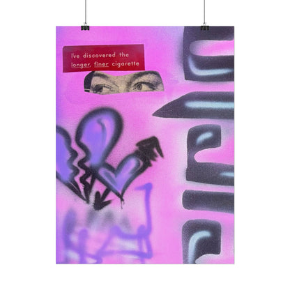 "purple princess" airbrush rolled print