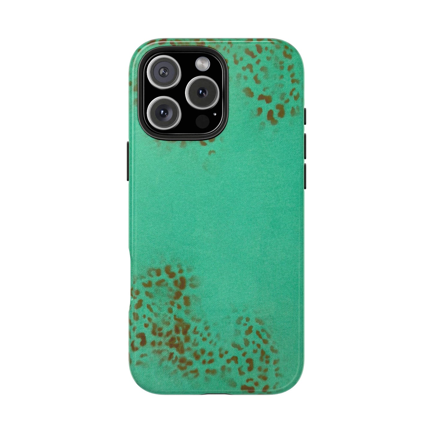 "teal cheetah" airbrush iPhone case