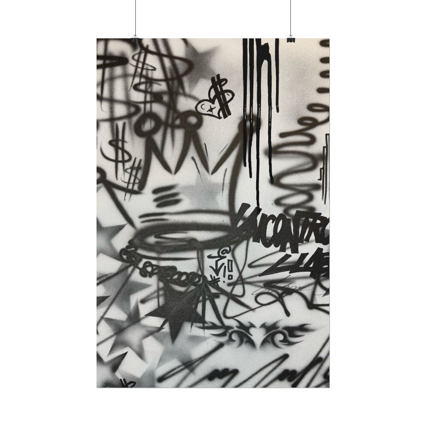 early access airbrush rolled print