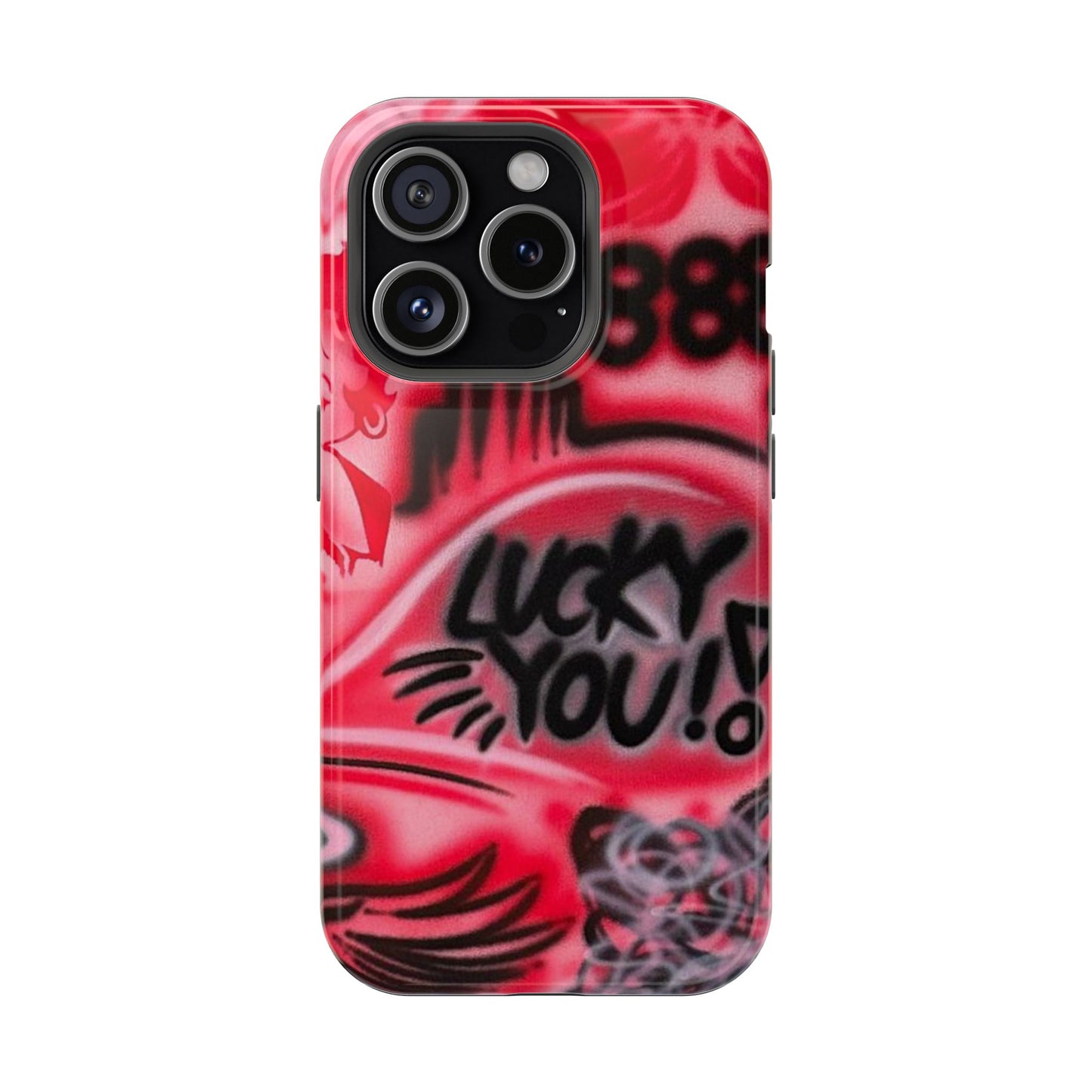 MagSafe „lucky you! pt. 2“ Airbrush iPhone Hülle