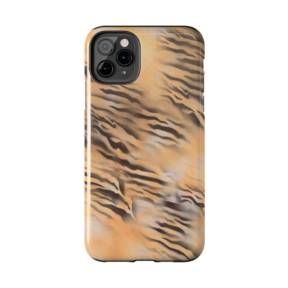neutral tiger airbrush iPhone case