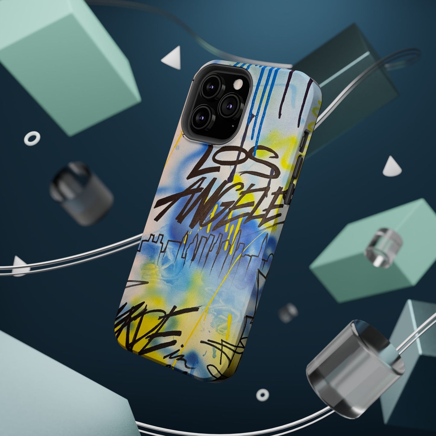 MagSafe "los angeles" airbrush iPhone case
