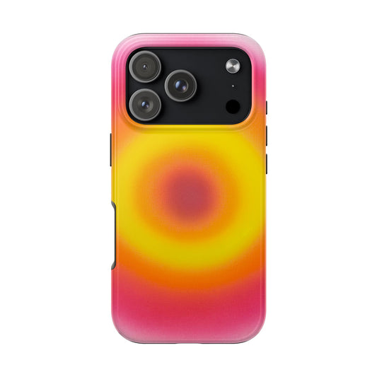 "pink lemonade aura" airbrush iPhone case