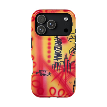 MagSafe "tempe, az" airbrush iPhone case