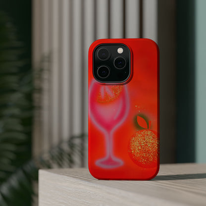 MagSafe "aperol spritz" airbrush iPhone case