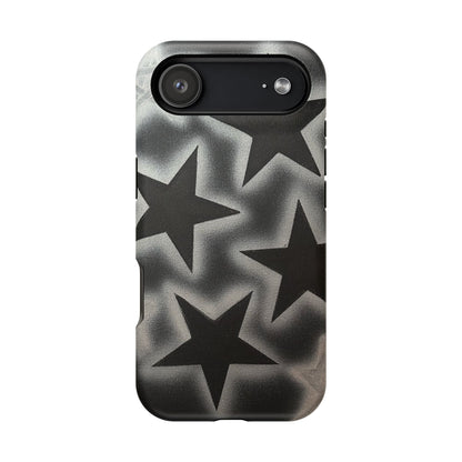 MagSafe "chrome stars" airbrush iPhone case