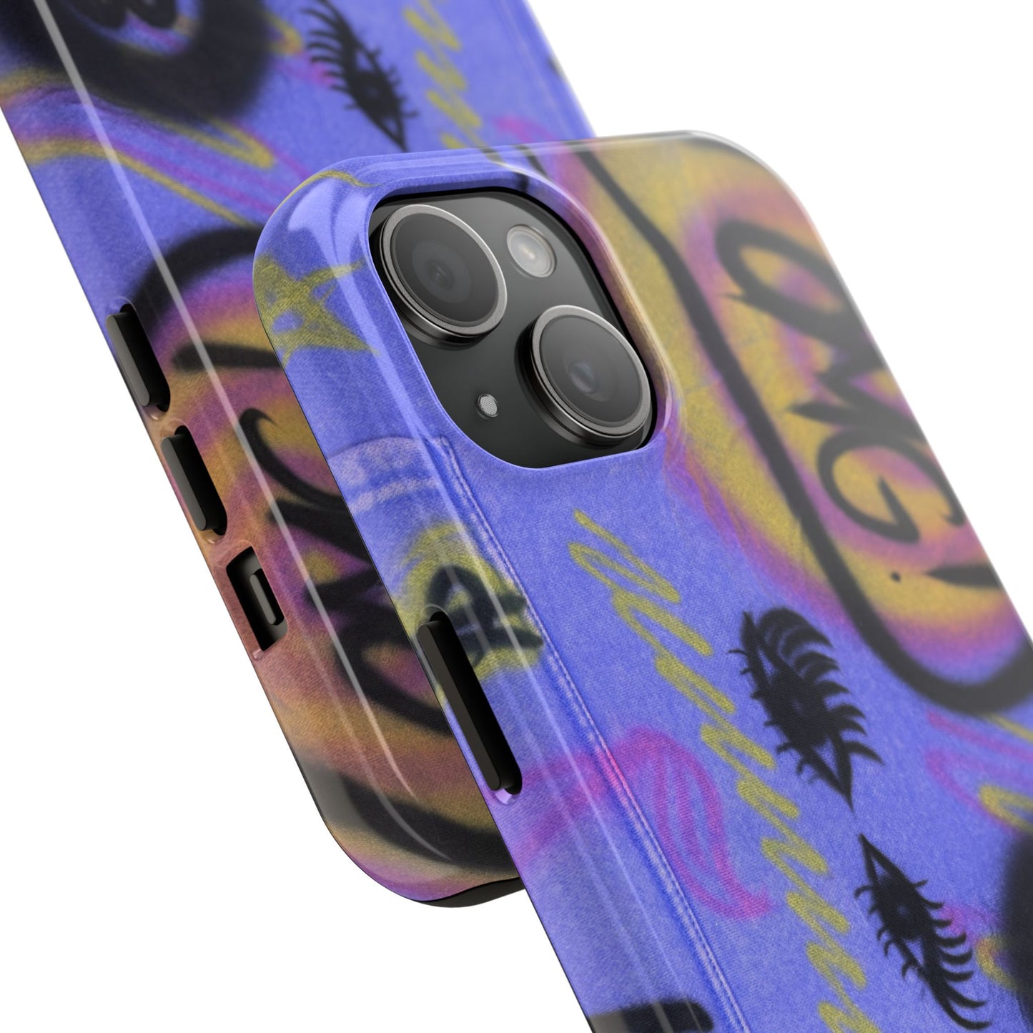 "eye$ on lies" airbrush iPhone case