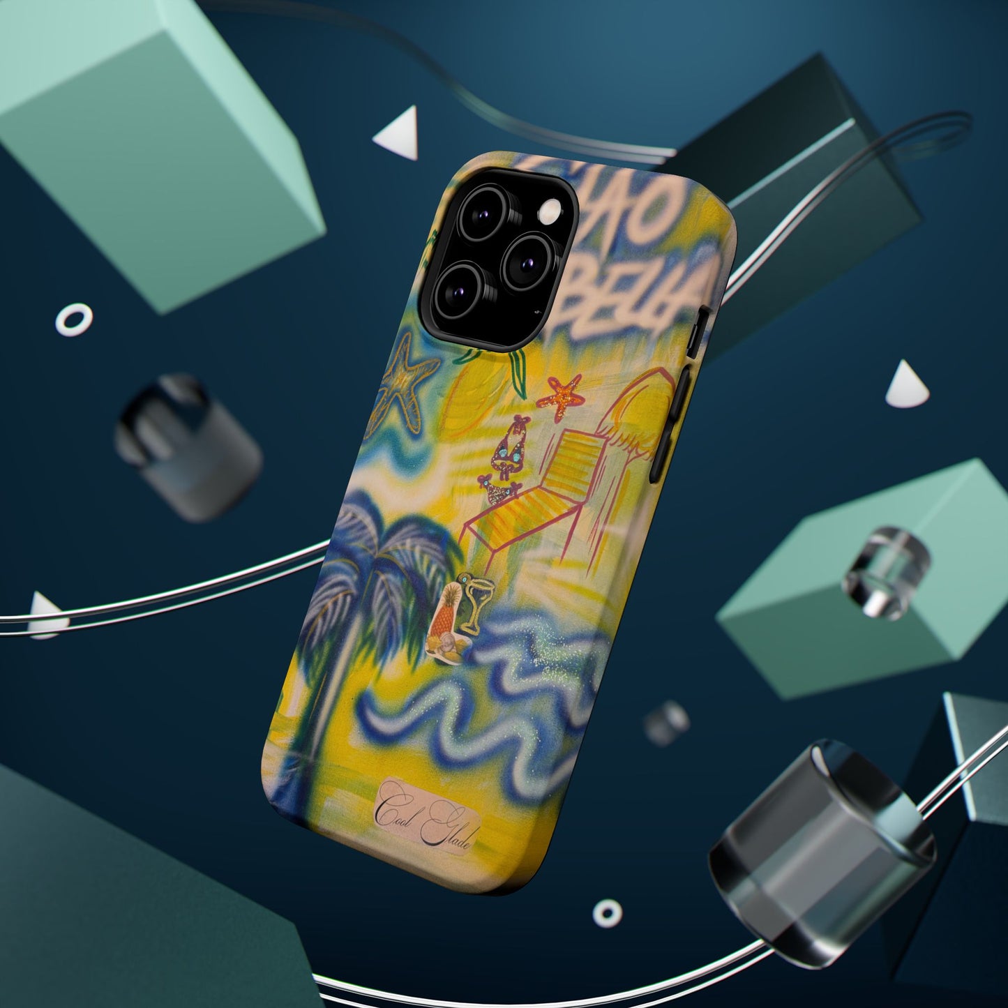 MagSafe "ciao bella" airbrush iPhone case