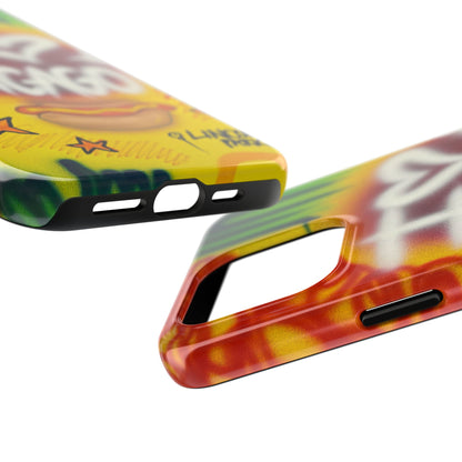 "chicago" airbrush iPhone case