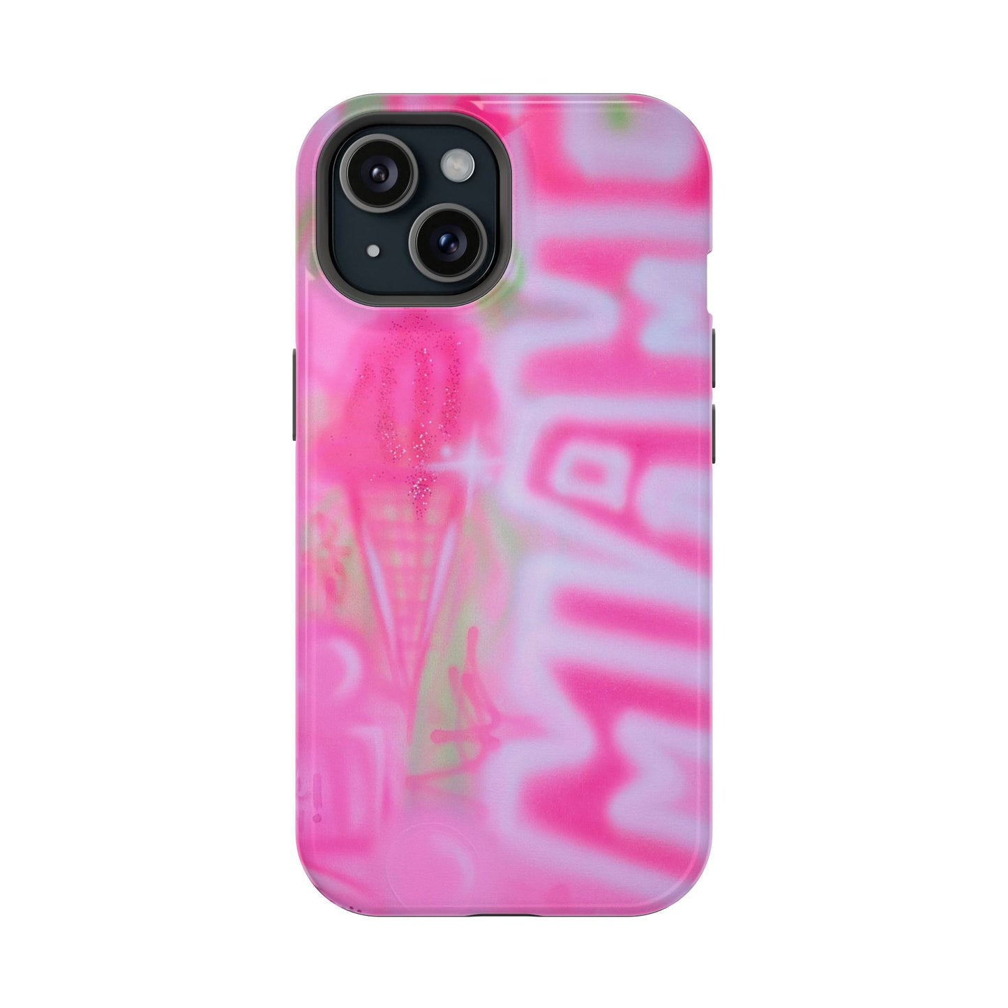 MagSafe "sunset sorbet" airbrush iPhone case
