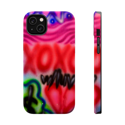 MagSafe Airbrush-iPhone-Hülle „with luv, xoxo“