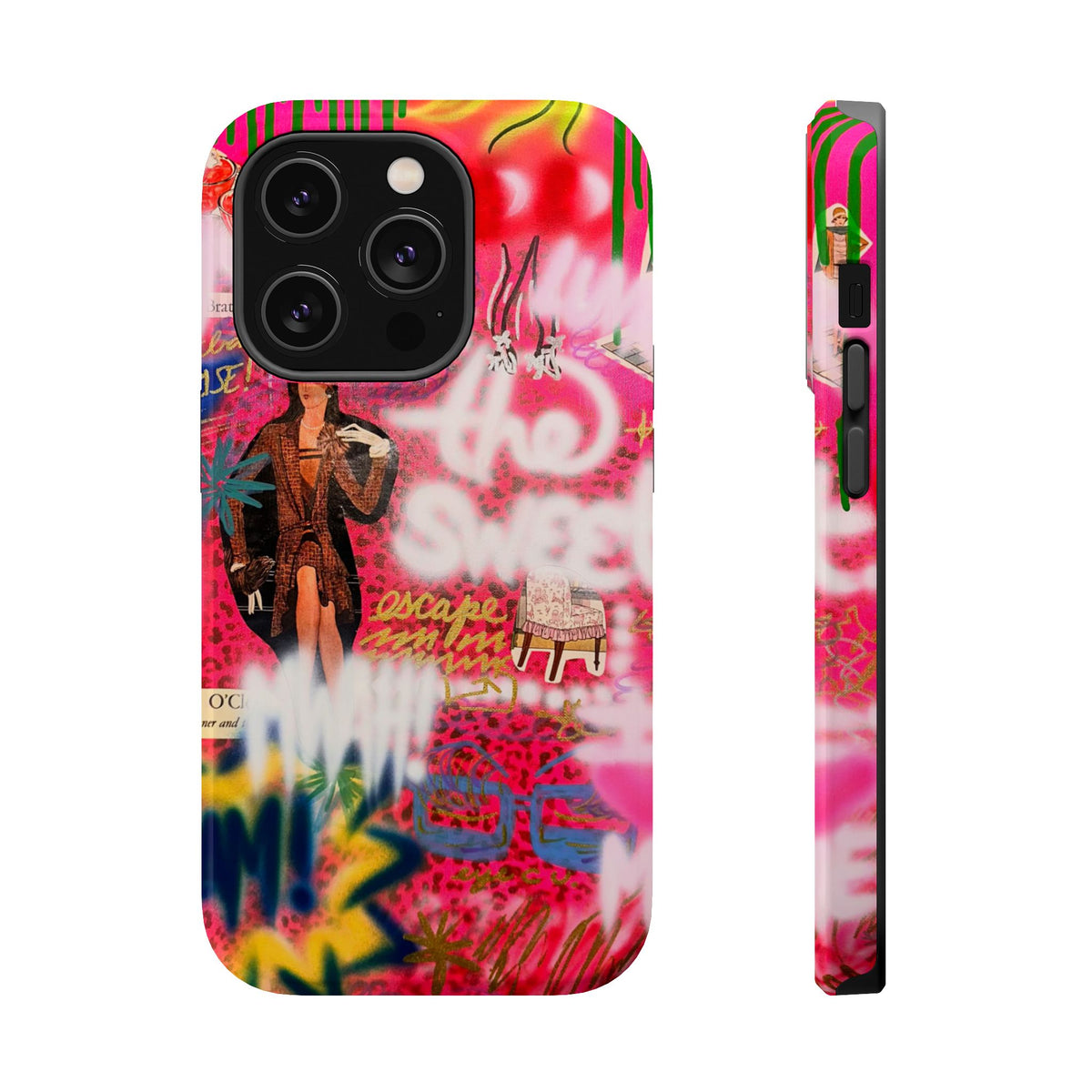 MagSafe "Sweet Escape" Airbrush iPhone Hülle