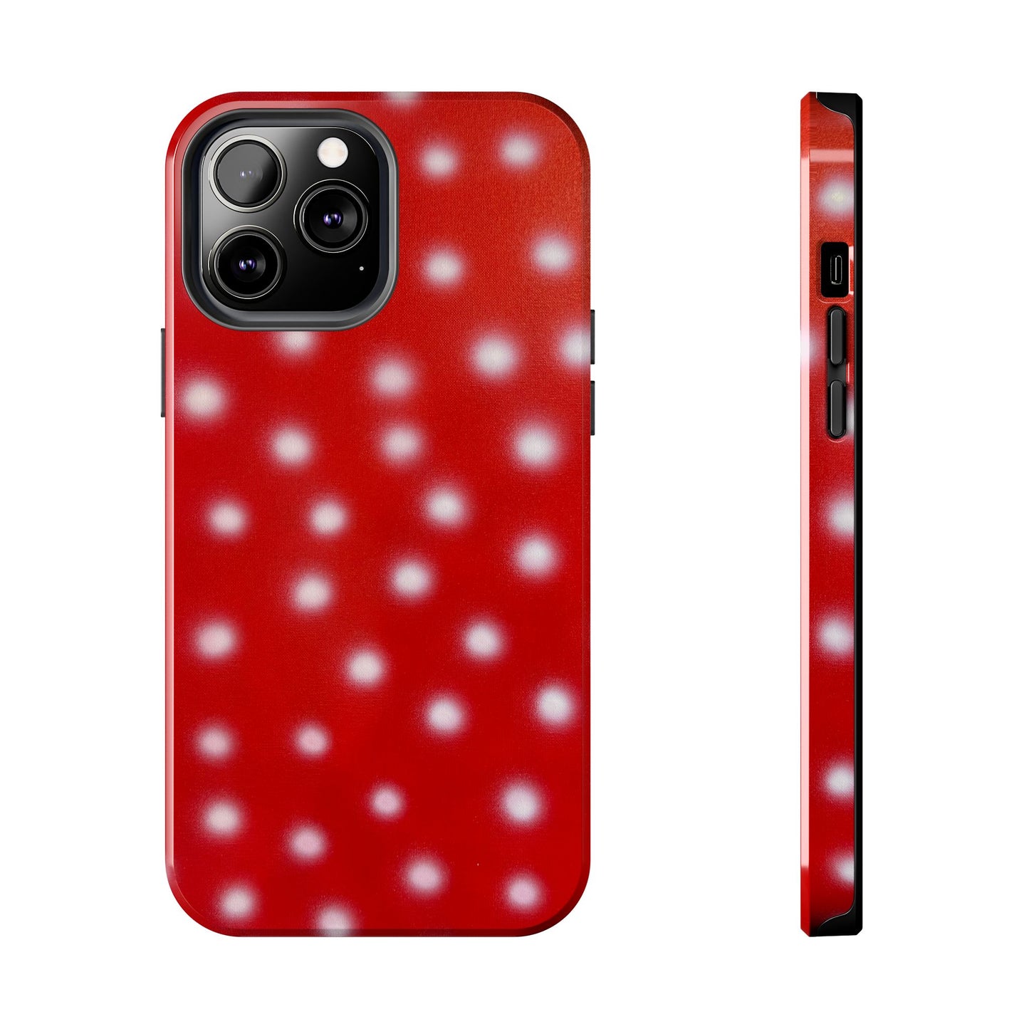 "cherry crush polka dot" airbrush iPhone case