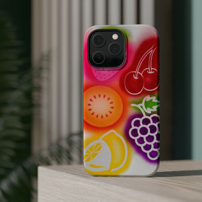 MagSafe "Beeren-süß" Airbrush iPhone-Hülle