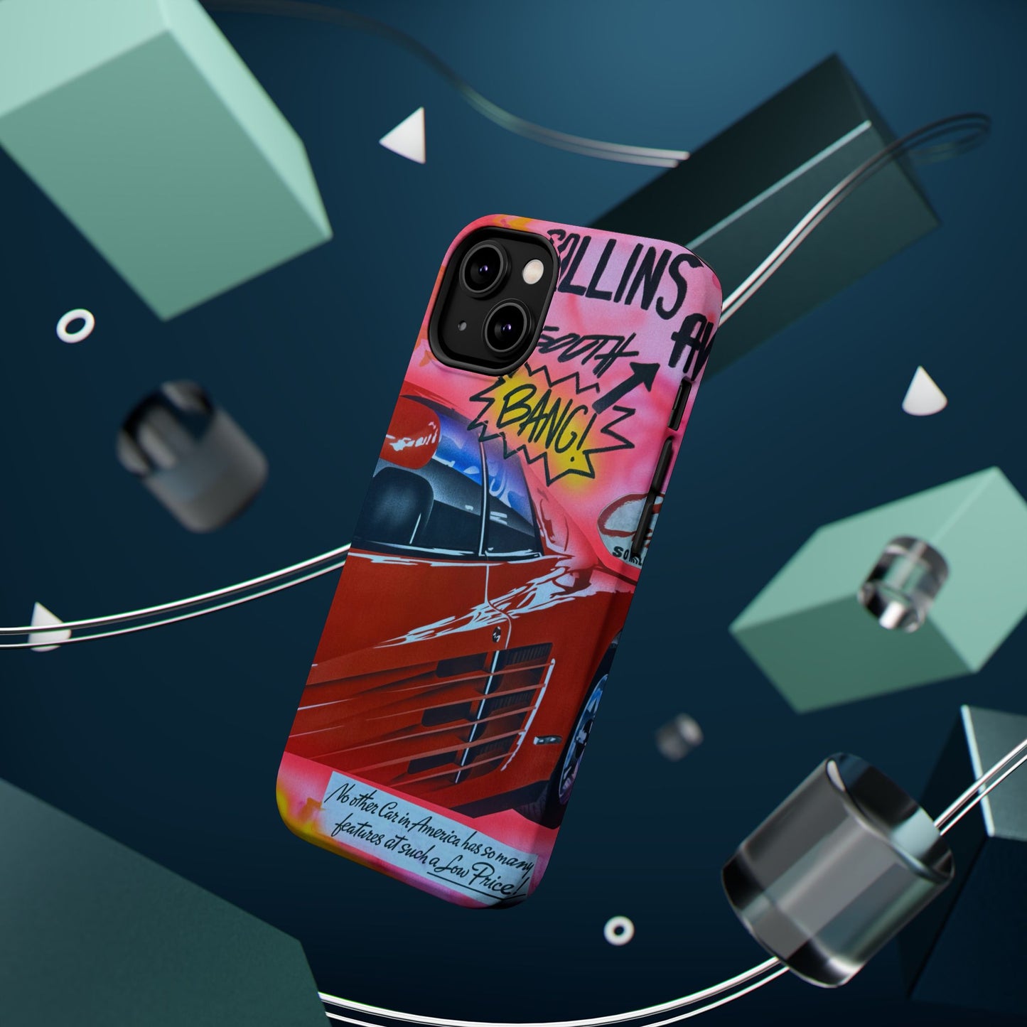 MagSafe "miami momentos" airbrush iPhone case