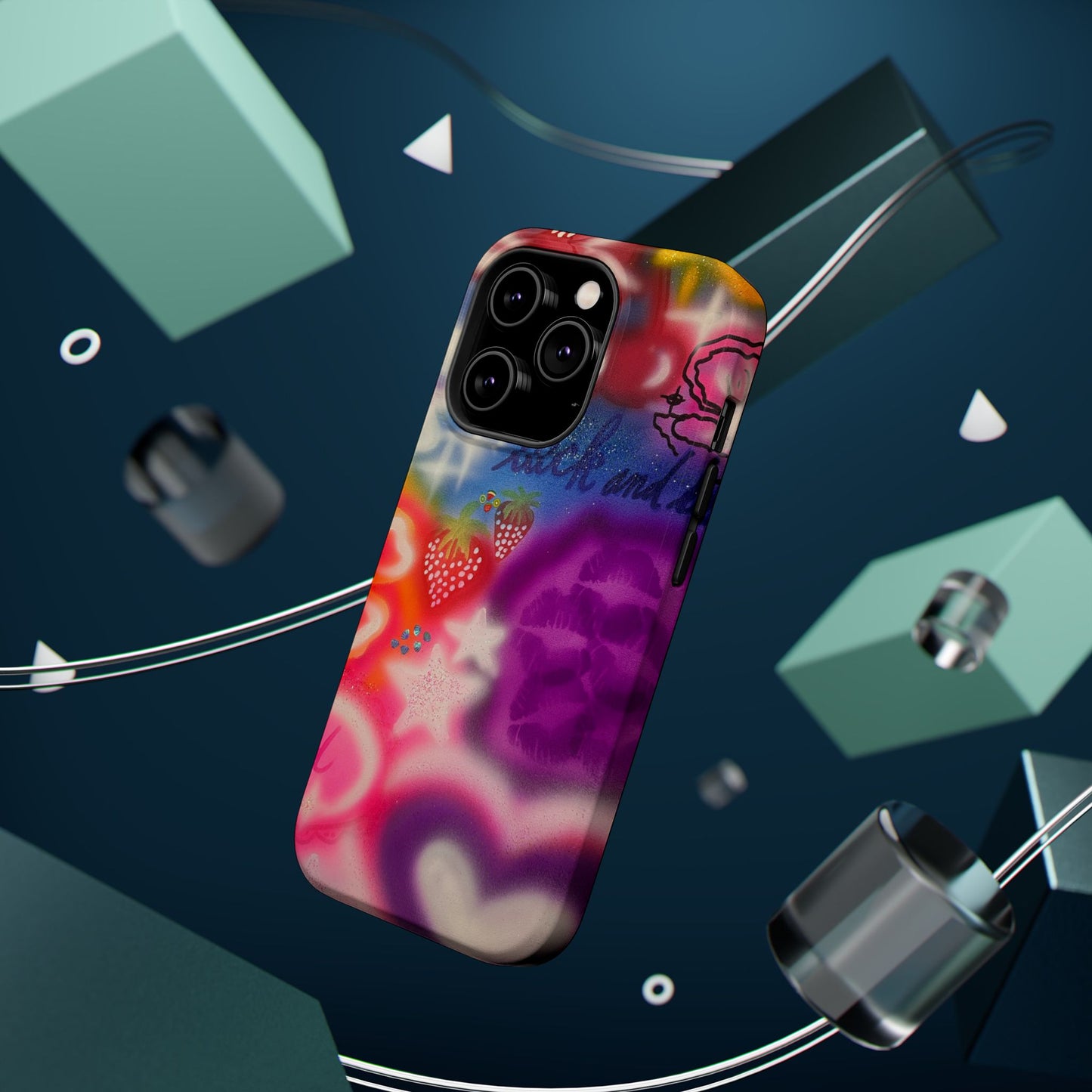 MagSafe „luck & luv pt. 2“ Airbrush iPhone Hülle