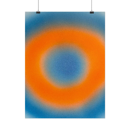 "citrus sky" airbrush rolled print